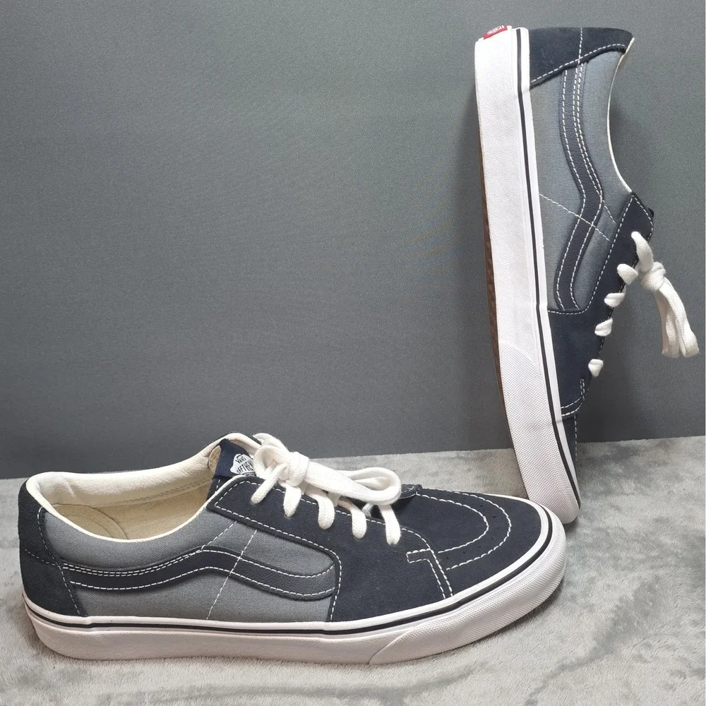 Size 9.5 - Vans Sk8- Low 2-Tone - Navy Blue
